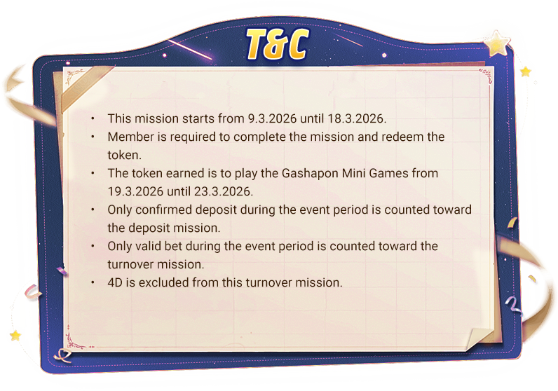 terms and conditions mission